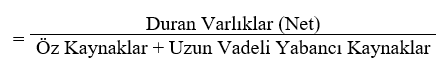 Duran Varlıkların Devamlı Sermayeye Oranı (Non-Current Assets / Constant Capital)