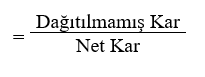 Elde Tutma Oranı