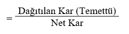 Kar Dağıtım Oranı