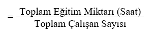 Kişi Başı Eğitim Süresi