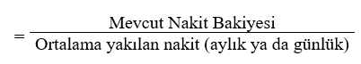 Koşuyolu Oranı