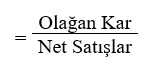 Olağan Kar Oranı