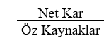 Özsermaye Karlılığı