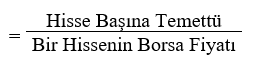 Temettü Verimi